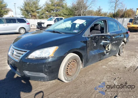 2013 Nissan Sentra Sv из США, поврежденный, VIN 3N1AB7AP7DL660339